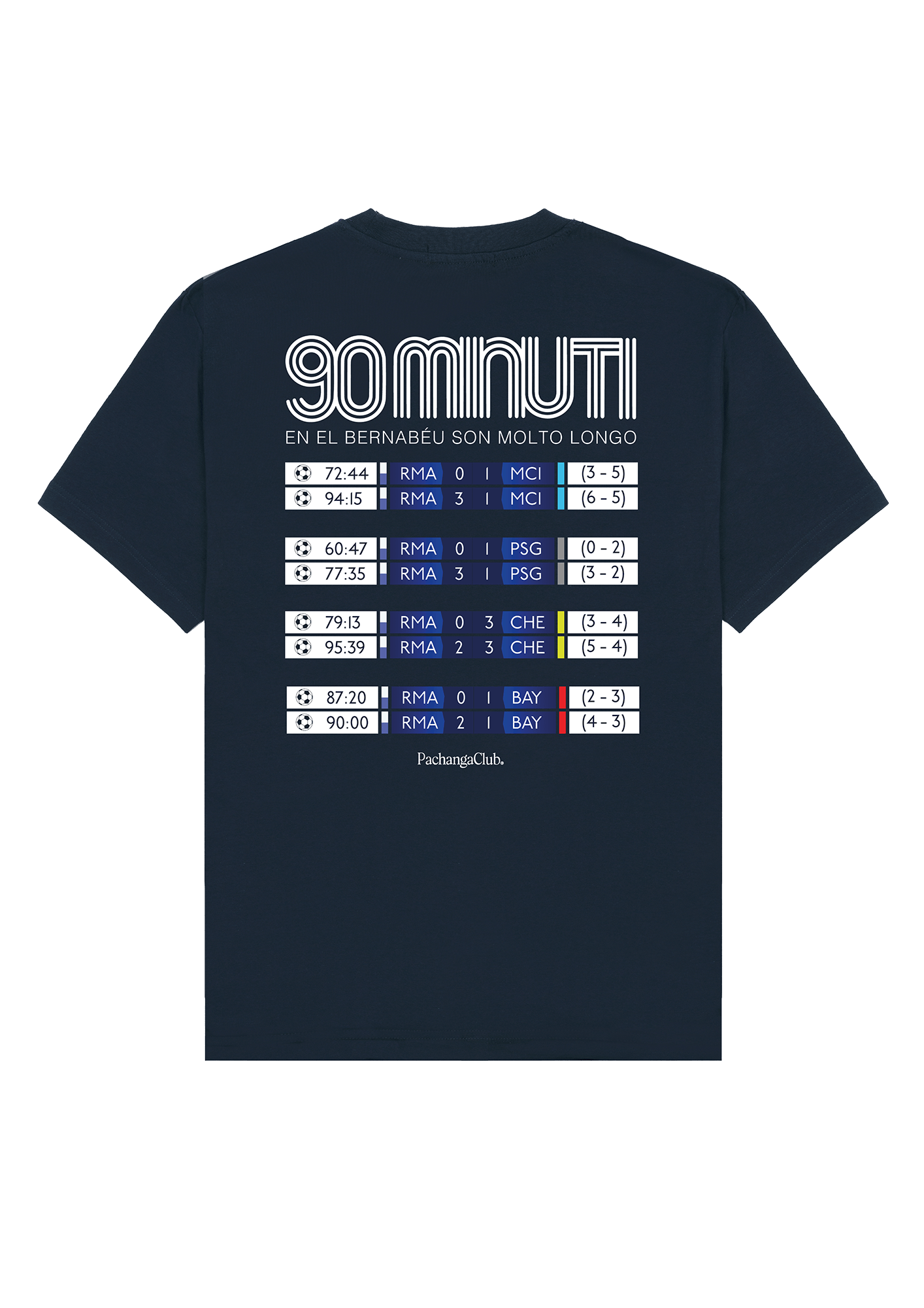 Camiseta "90 minuti molto longo" - Pachanga Club