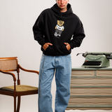 Sudadera "Pacho Vikingo" - Negro