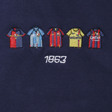 Sudadera Equipaciones Históricas Culés - Azul Marino