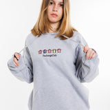 Sudadera Equipaciones Históricas Colchoneros - Gris