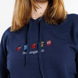 Sudadera Equipaciones Históricas Culés - Azul Marino