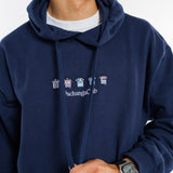 Sudadera Equipaciones Históricas Txuriurdines - Azul Marino