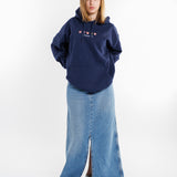 Colchoneros Historical Kits Sweatshirt - Navy Blue
