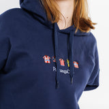 Colchoneros Historical Kits Sweatshirt - Navy Blue