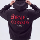 Sudadera "Coraje y corazón"
