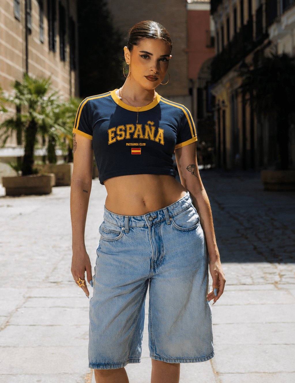 Baby Tee "España Fútbol" - Pachanga Club