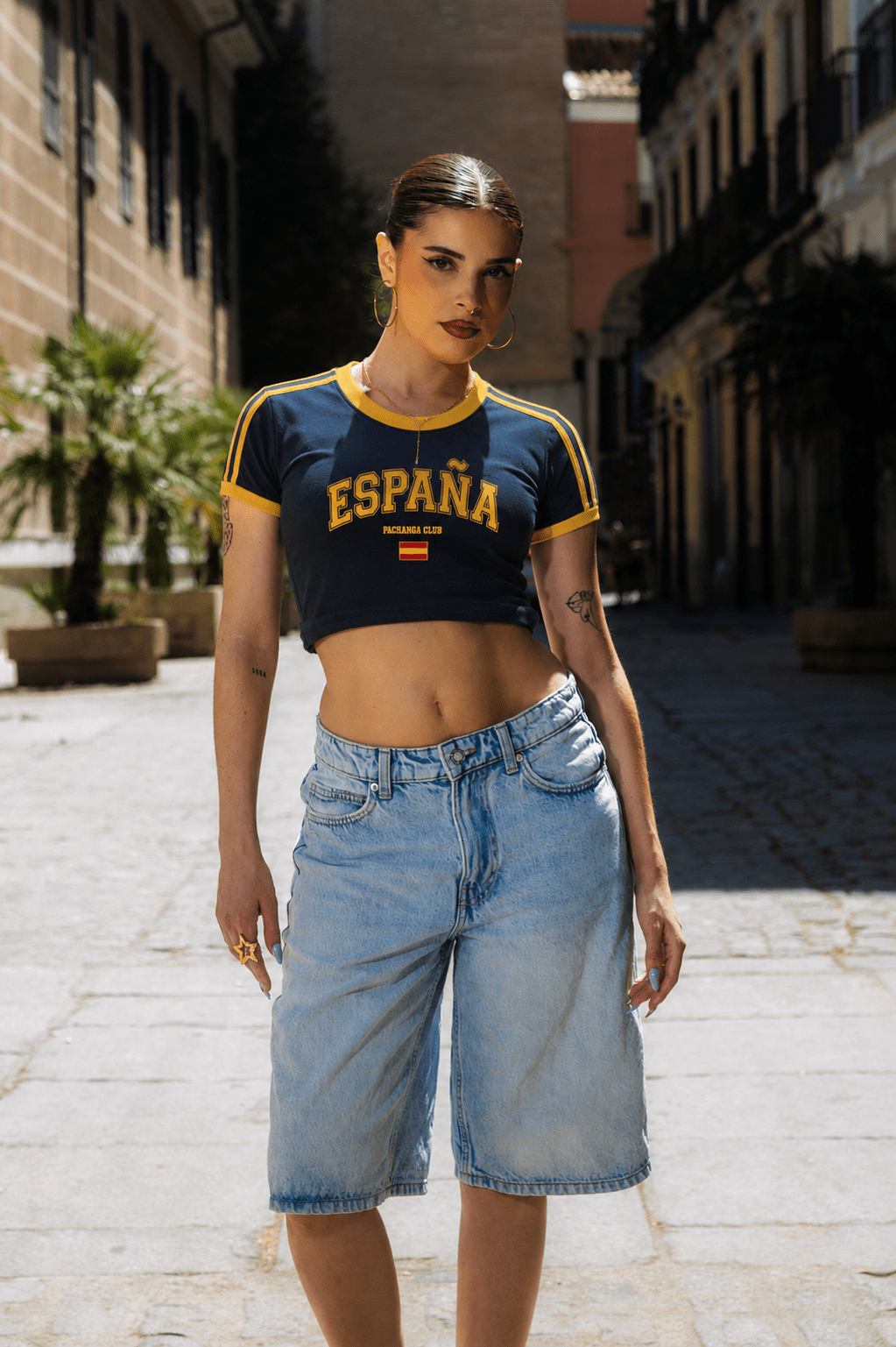 Baby Tee "España Fútbol" - Pachanga Club