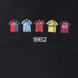 Sudadera Equipaciones Históricas Culés - Negro