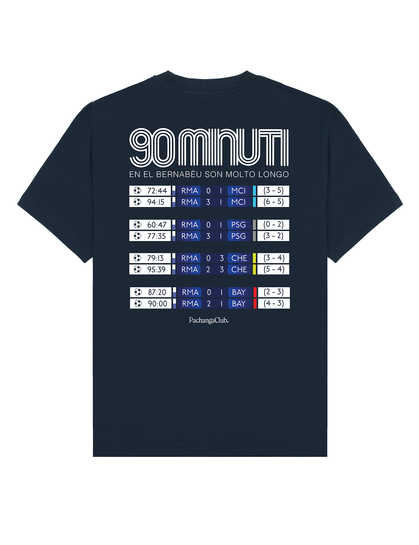 Camiseta "90 minuti molto longo" - Pachanga Club