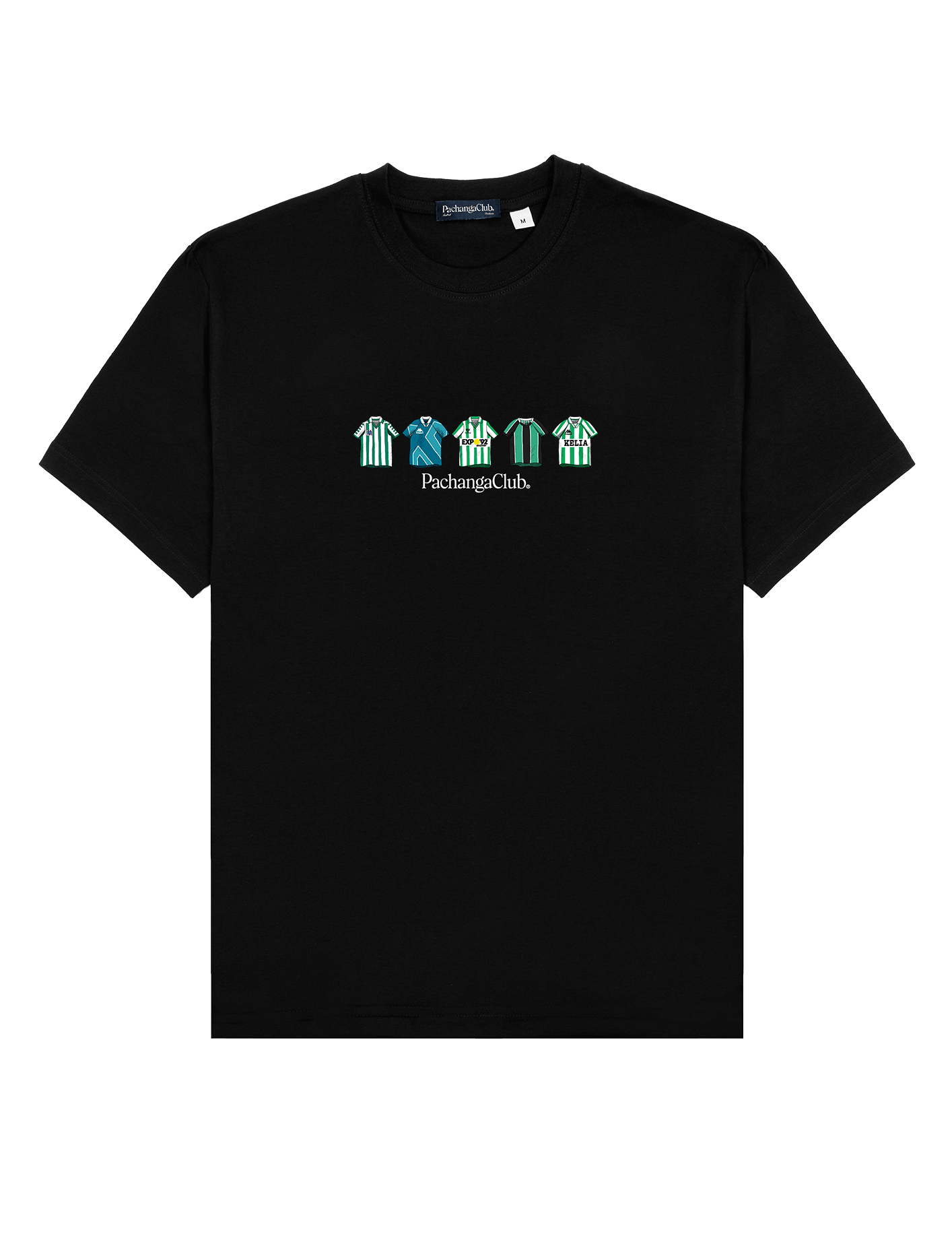 Camiseta Equipaciones Históricas Béticos - Negro - Pachanga Club