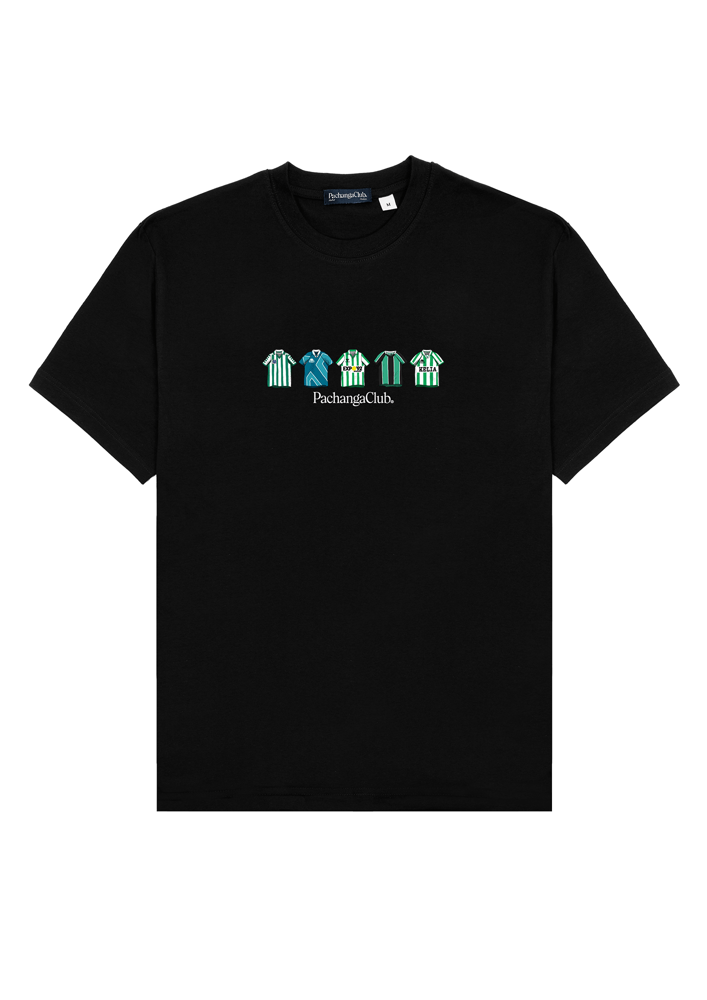 Camiseta Equipaciones Históricas Béticos - Negro - Pachanga Club