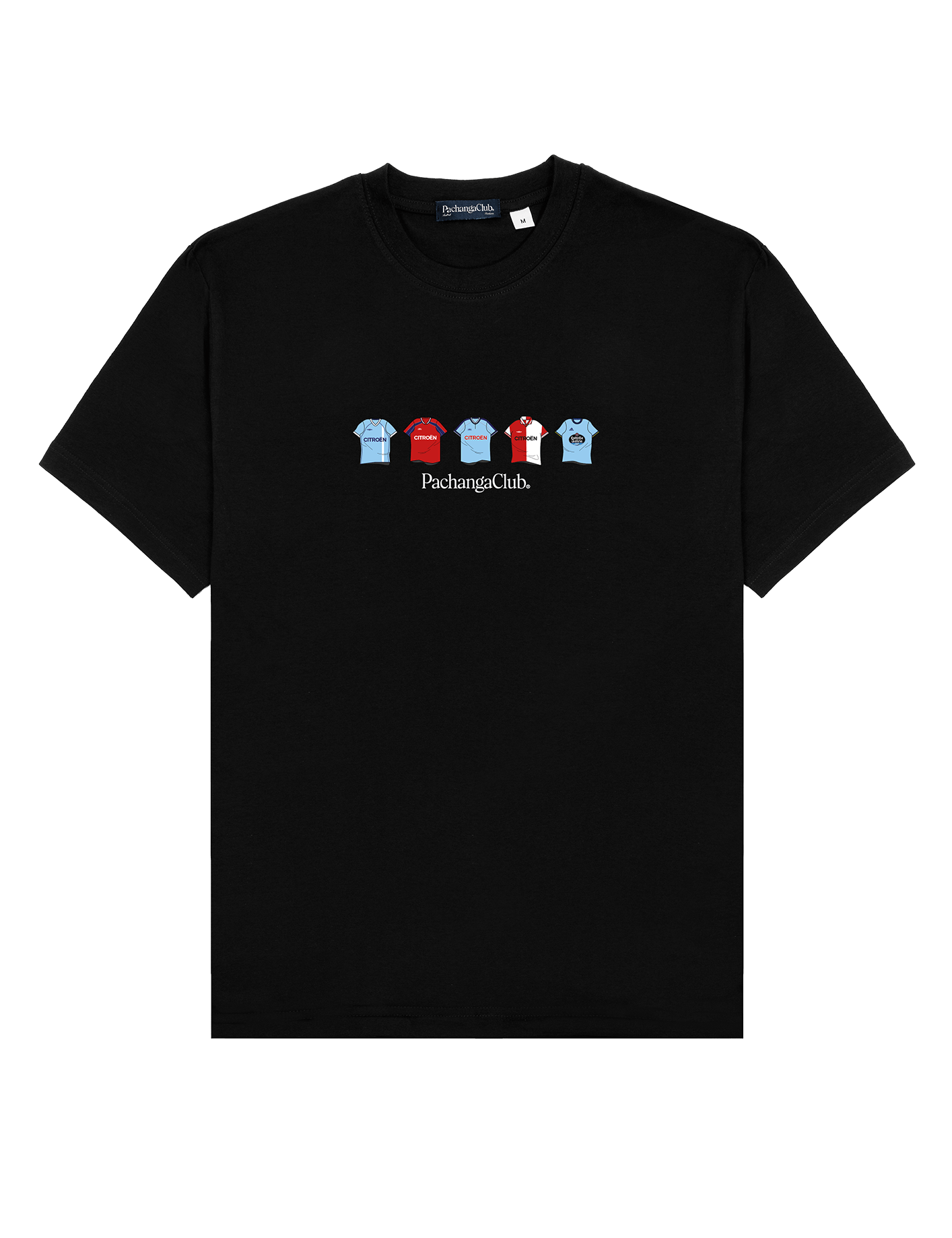 Camiseta Equipaciones Históricas Celtistas - Negro - Pachanga Club