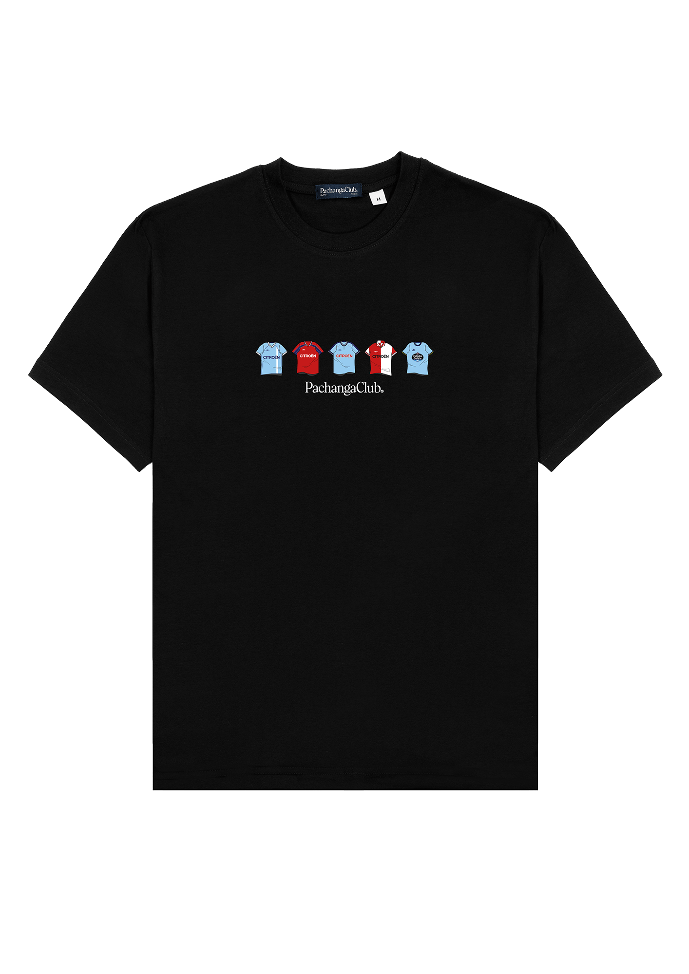 Camiseta Equipaciones Históricas Celtistas - Negro - Pachanga Club