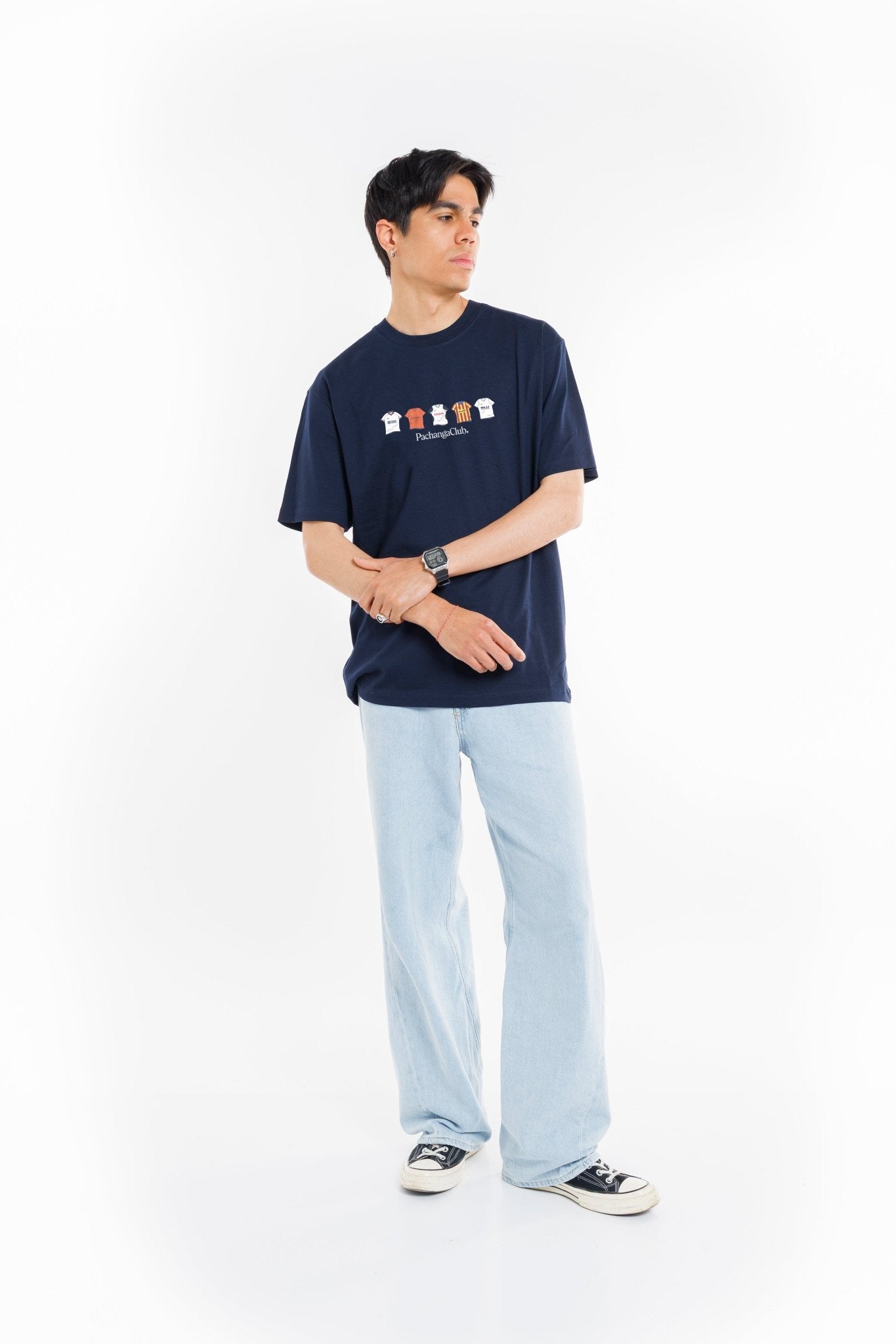 Camiseta Equipaciones Históricas Ches - Azul Marino - Pachanga Club