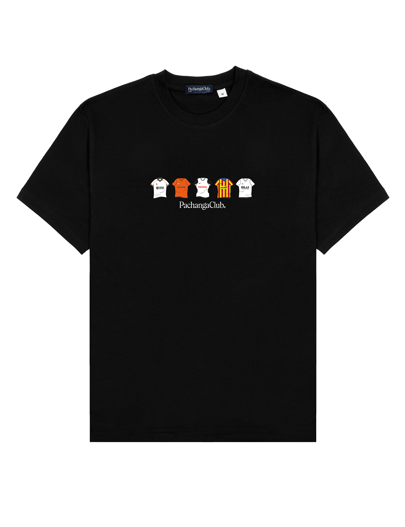 Camiseta Equipaciones Históricas Ches - Negro - Pachanga Club