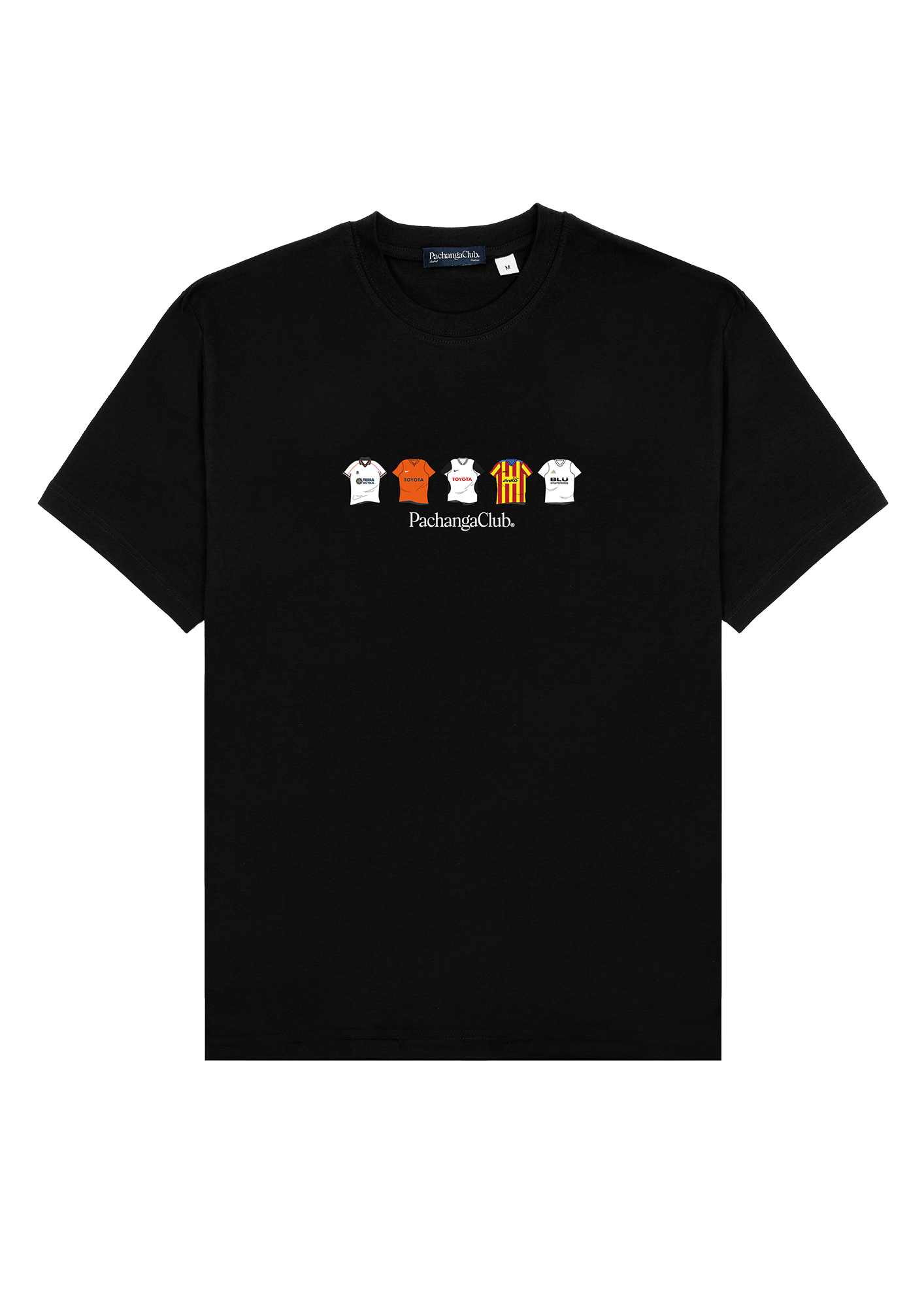 Camiseta Equipaciones Históricas Ches - Negro - Pachanga Club