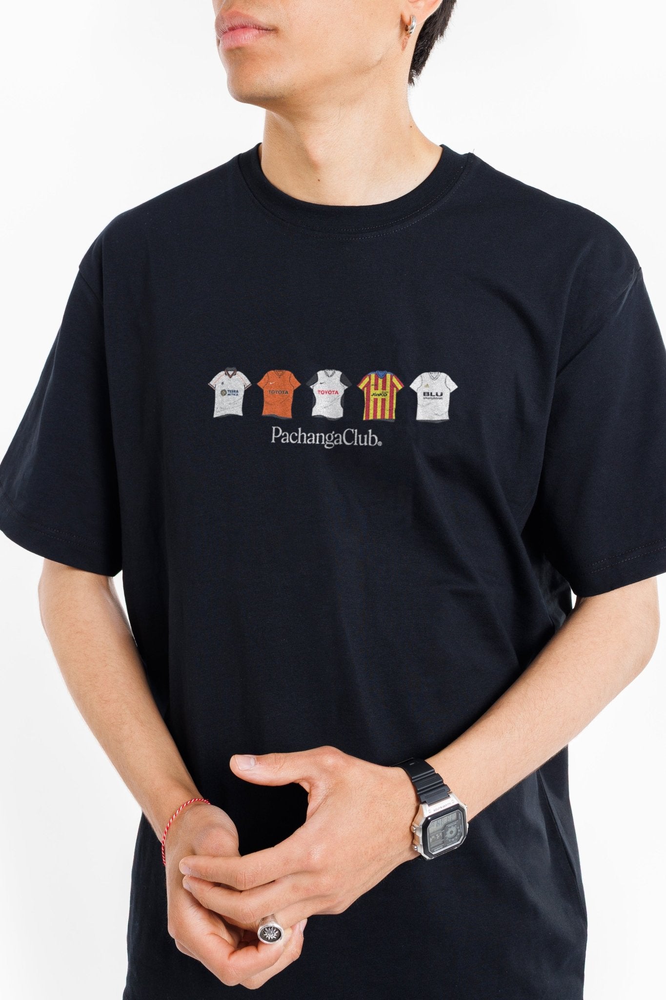 Camiseta Equipaciones Históricas Ches - Negro - Pachanga Club