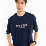Camiseta Equipaciones Históricas Colchoneros - Azul Marino - Pachanga Club