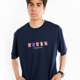 Camiseta Equipaciones Históricas Colchoneros - Azul Marino - Pachanga Club