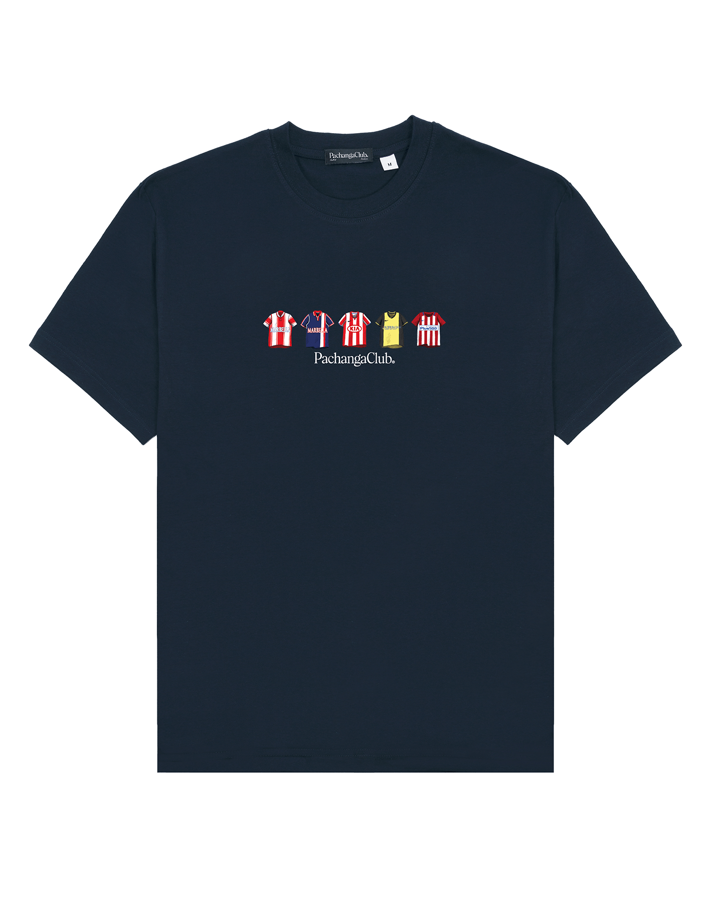 Camiseta Equipaciones Históricas Colchoneros - Azul Marino - Pachanga Club