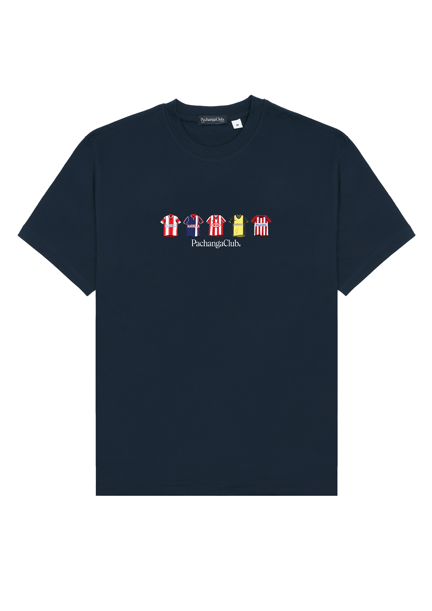 Camiseta Equipaciones Históricas Colchoneros - Azul Marino - Pachanga Club