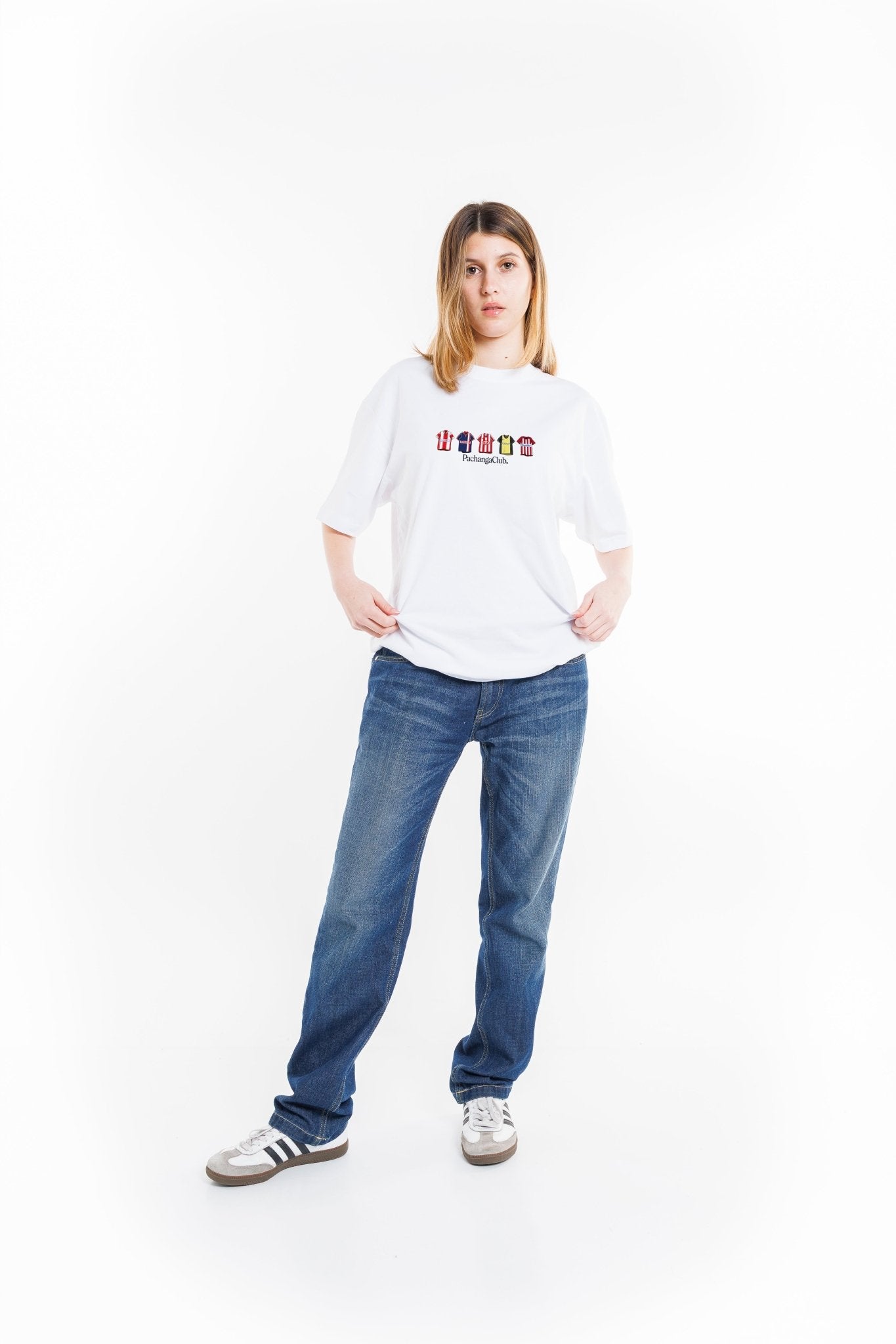 Camiseta Equipaciones Históricas Colchoneros - Blanco - Pachanga Club