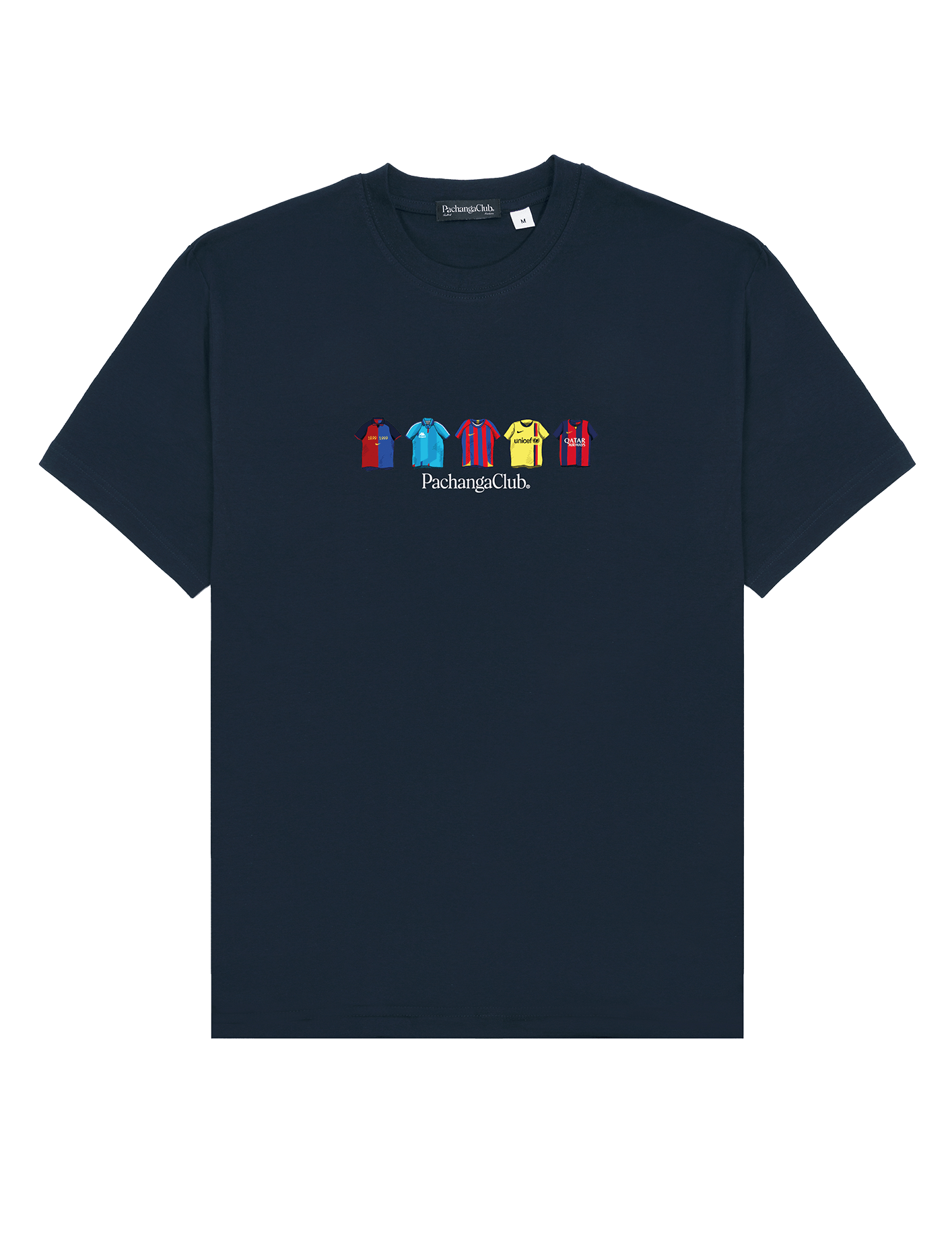 Camiseta Equipaciones Históricas Culers - Azul Marino - Pachanga Club