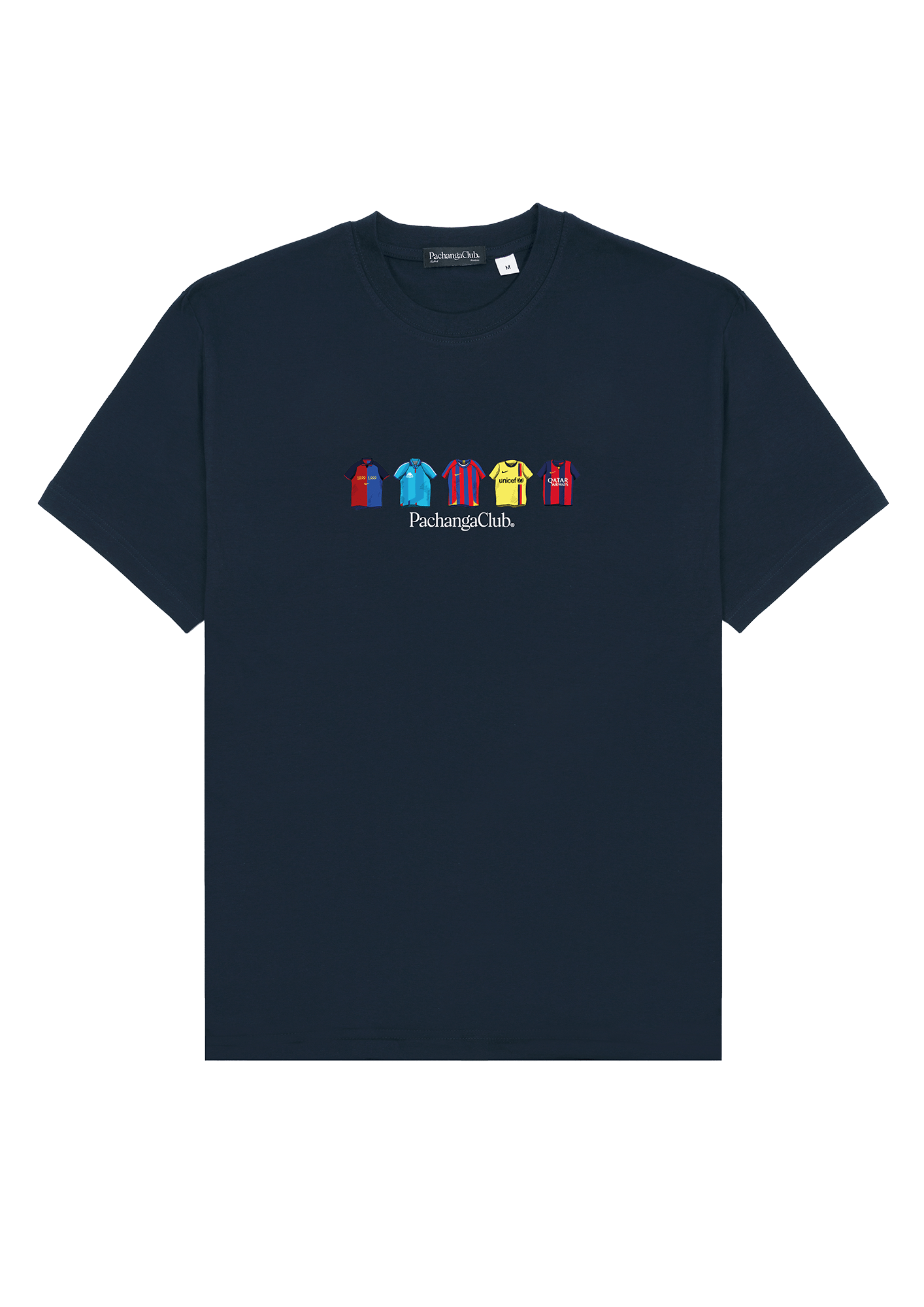 Camiseta Equipaciones Históricas Culers - Azul Marino - Pachanga Club