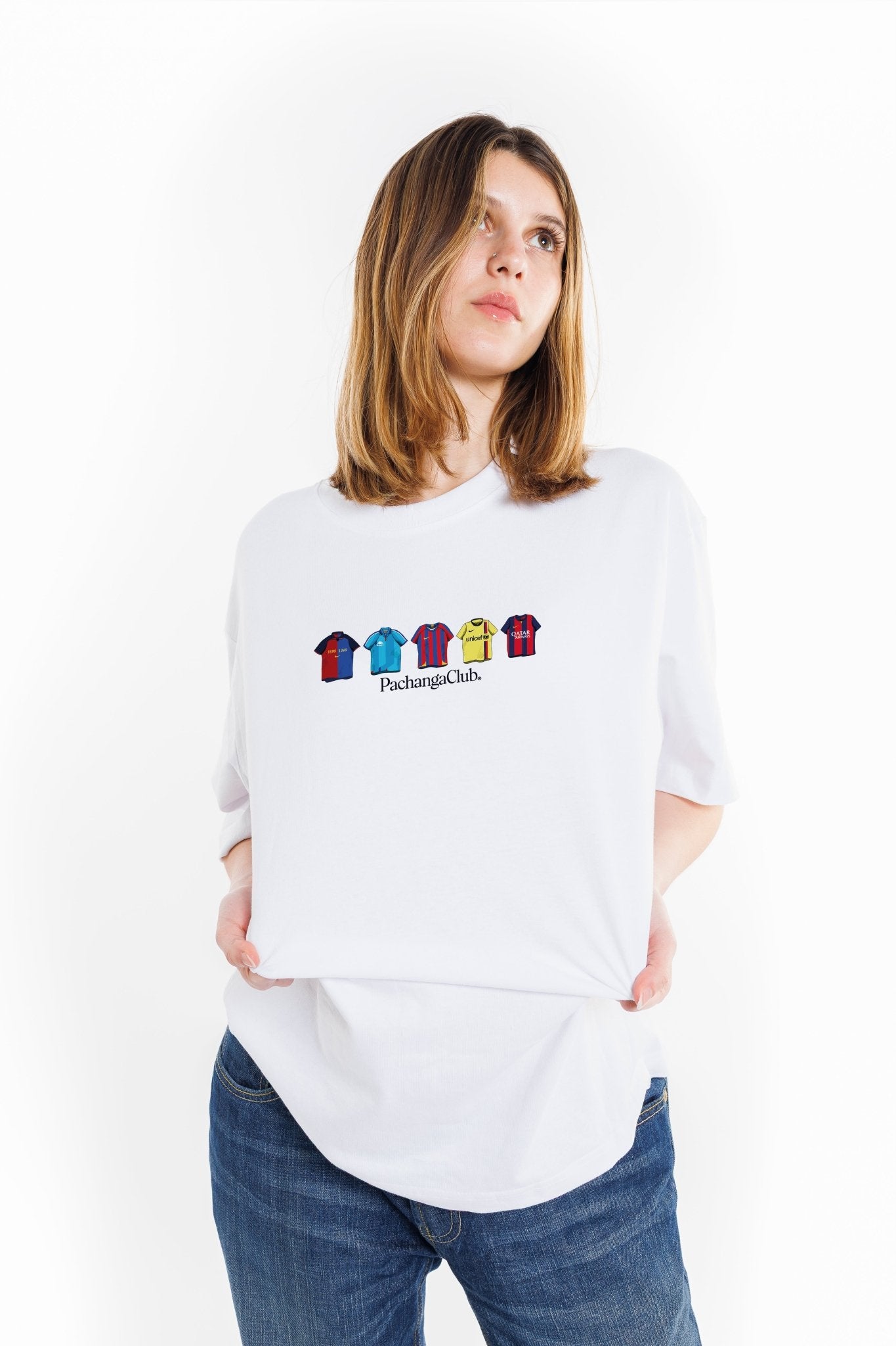 Camiseta Equipaciones Históricas Culers - Blanco - Pachanga Club