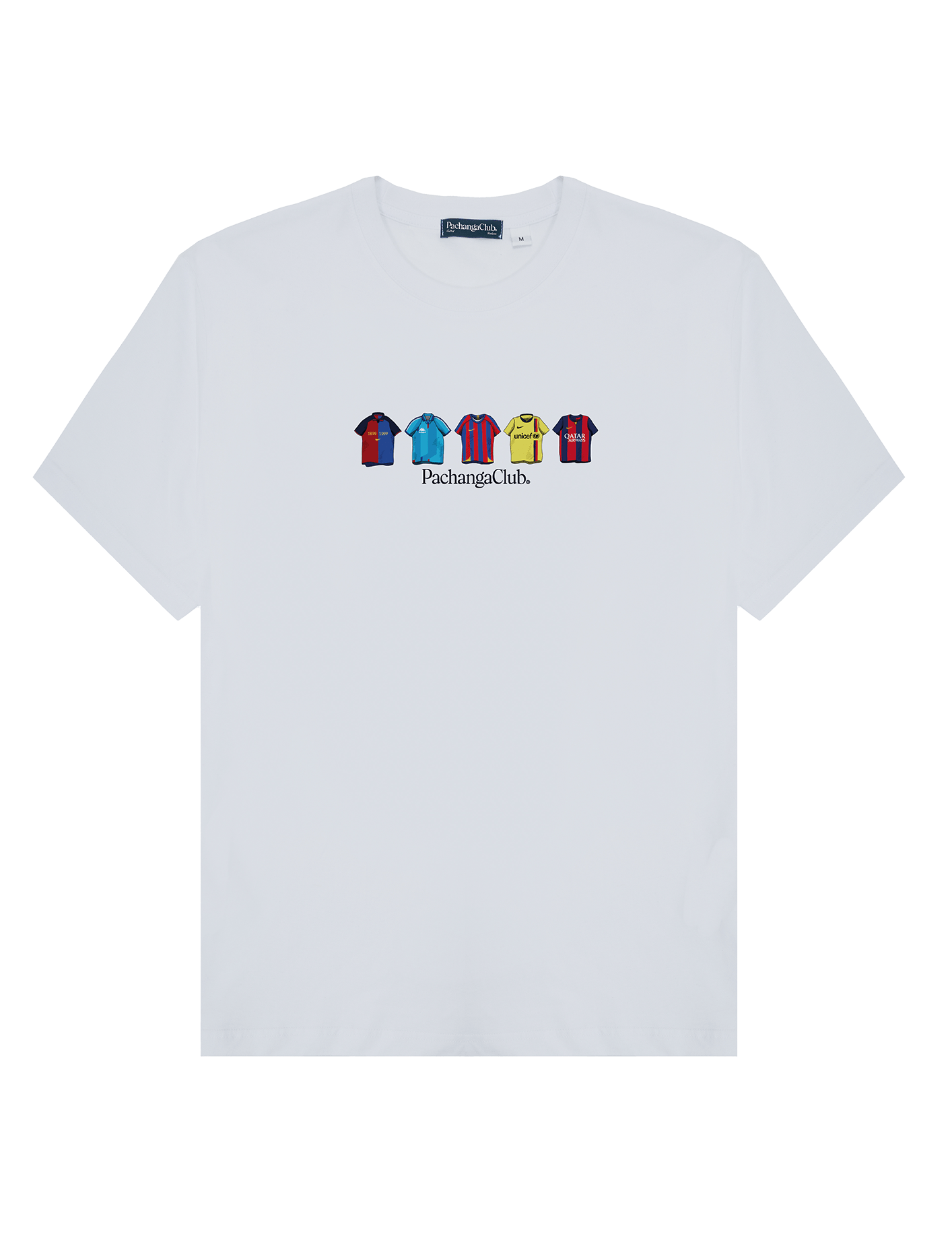 Camiseta Equipaciones Históricas Culers - Blanco - Pachanga Club