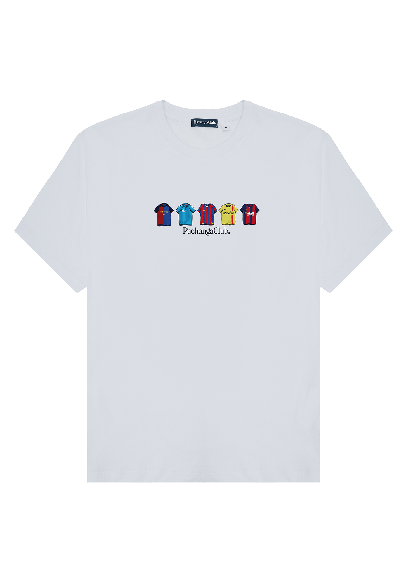 Camiseta Equipaciones Históricas Culers - Blanco - Pachanga Club