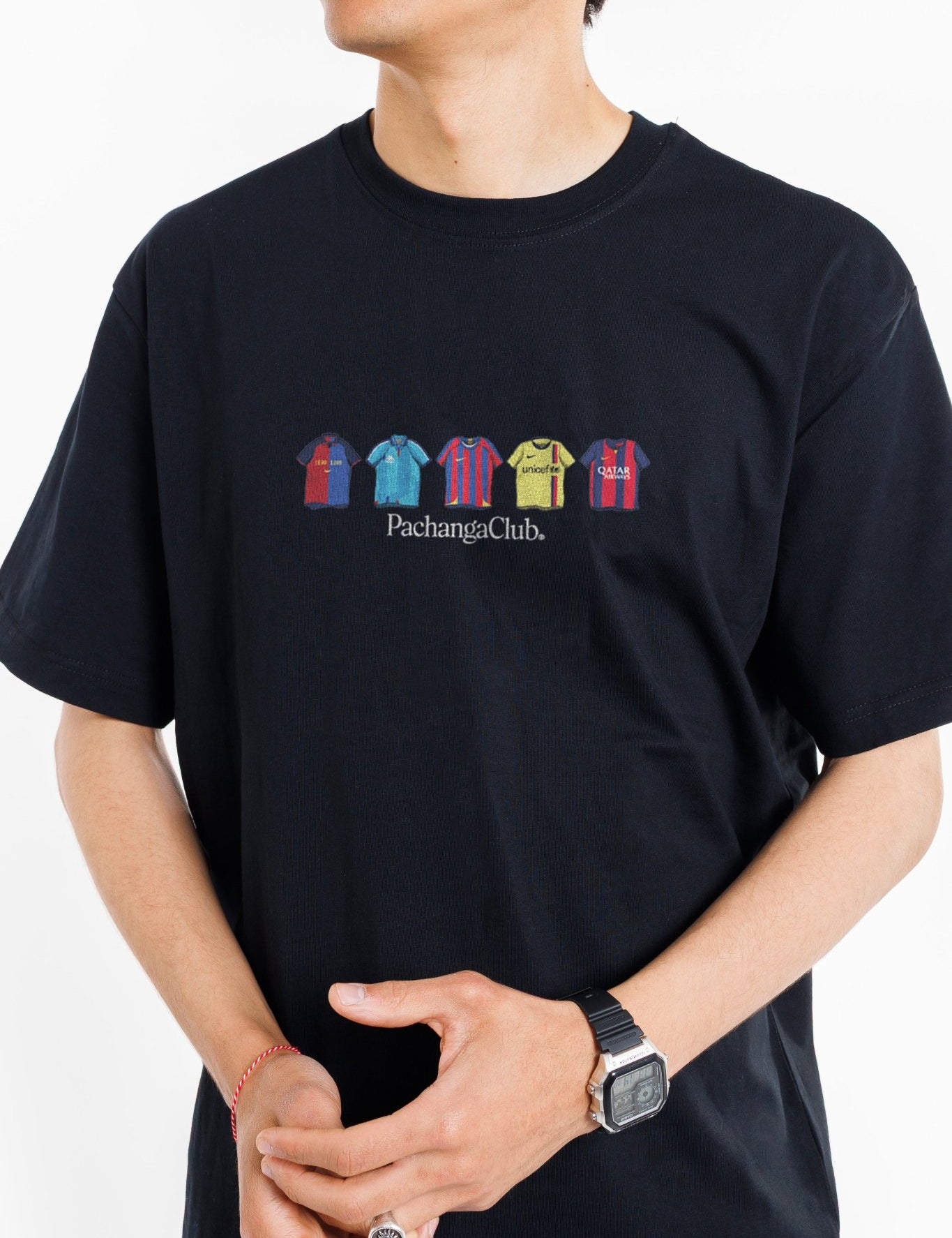 Camiseta Equipaciones Históricas Culers - Negro - Pachanga Club