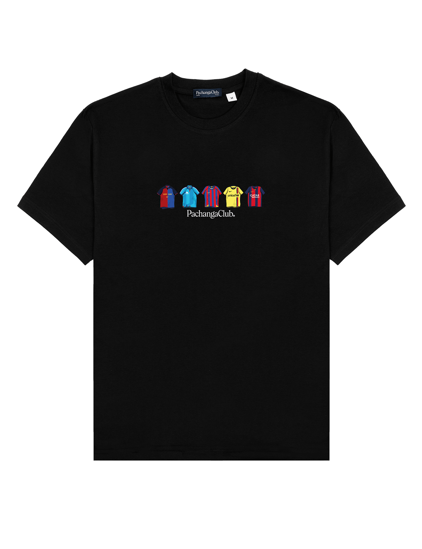 Camiseta Equipaciones Históricas Culers - Negro - Pachanga Club