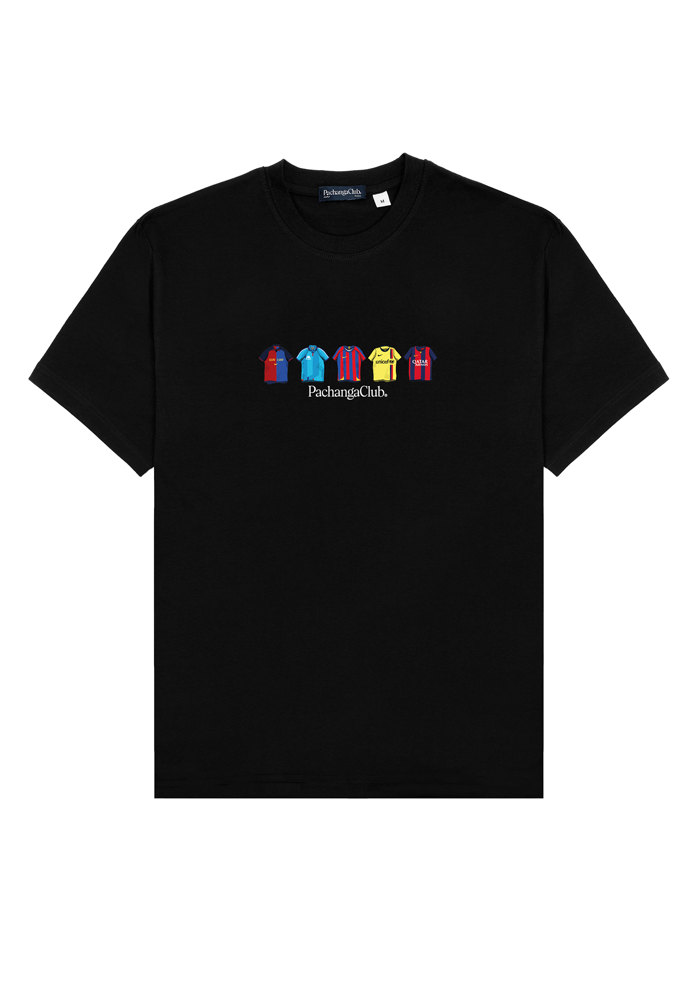 Camiseta Equipaciones Históricas Culers - Negro - Pachanga Club