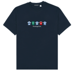 Camiseta Equipaciones Históricas Deportivistas - Azul Marino - Pachanga Club