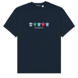 Camiseta Equipaciones Históricas Deportivistas - Azul Marino - Pachanga Club
