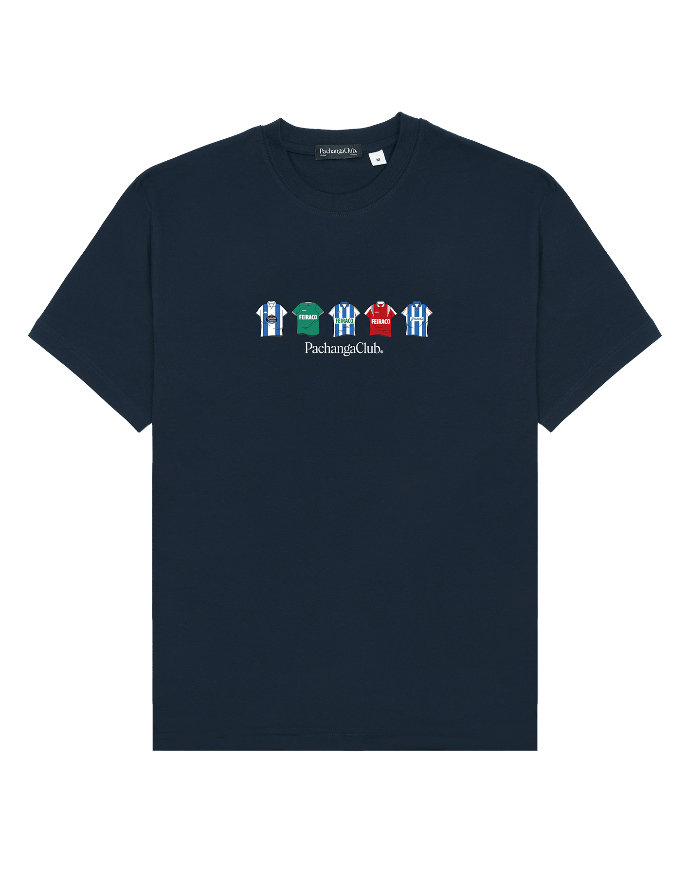Camiseta Equipaciones Históricas Deportivistas - Azul Marino - Pachanga Club