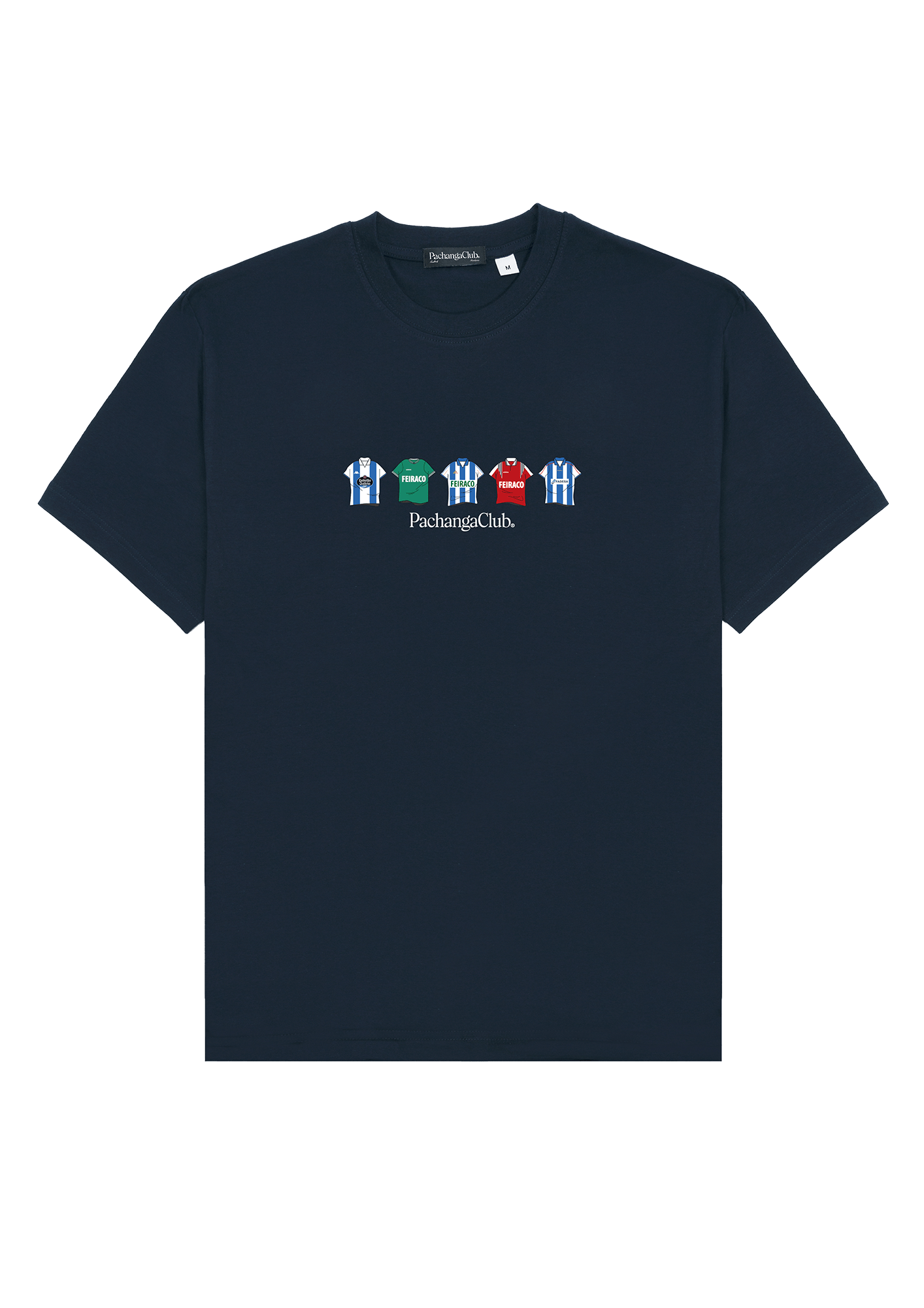 Camiseta Equipaciones Históricas Deportivistas - Azul Marino - Pachanga Club