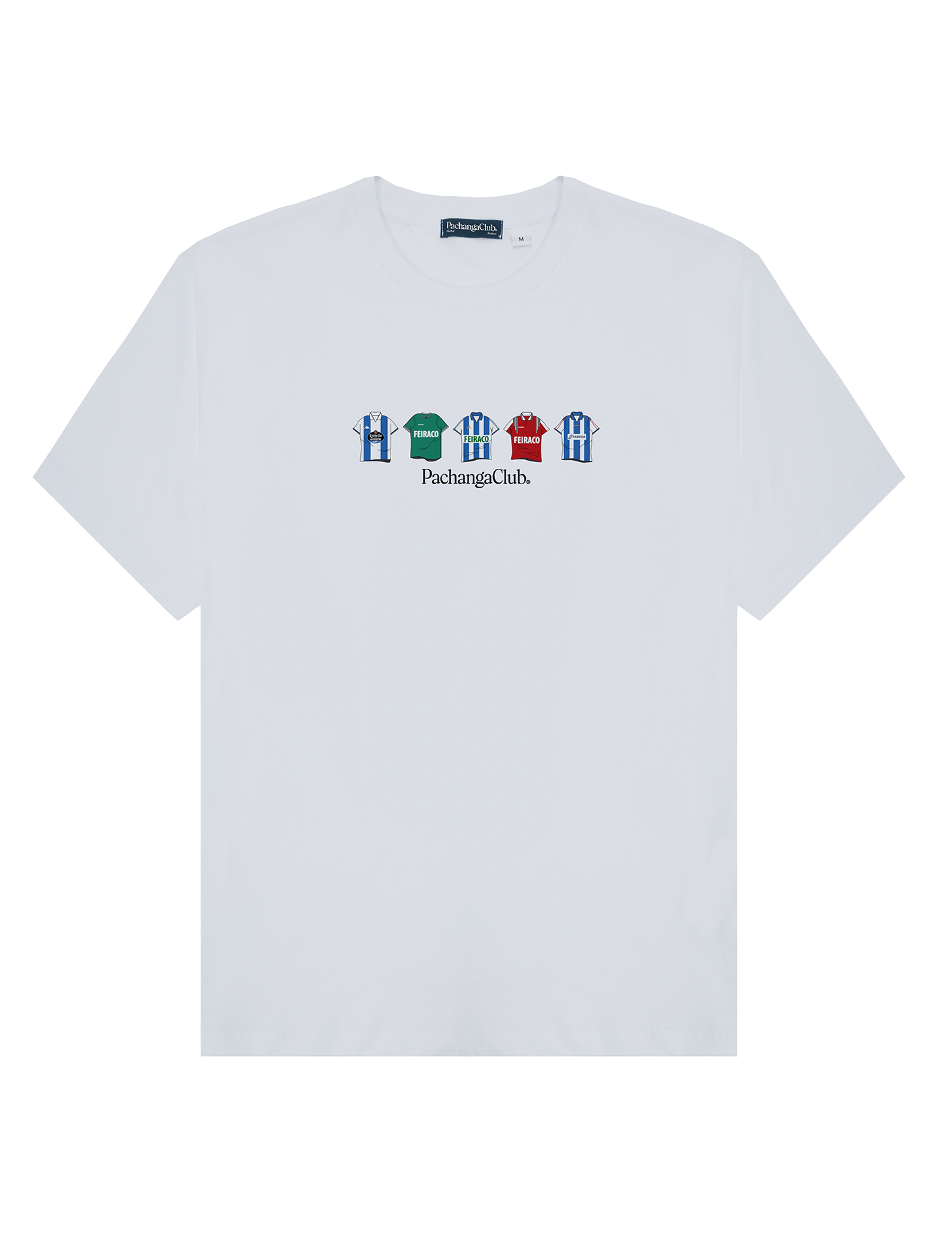 Camiseta Equipaciones Históricas Deportivistas - Blanco - Pachanga Club