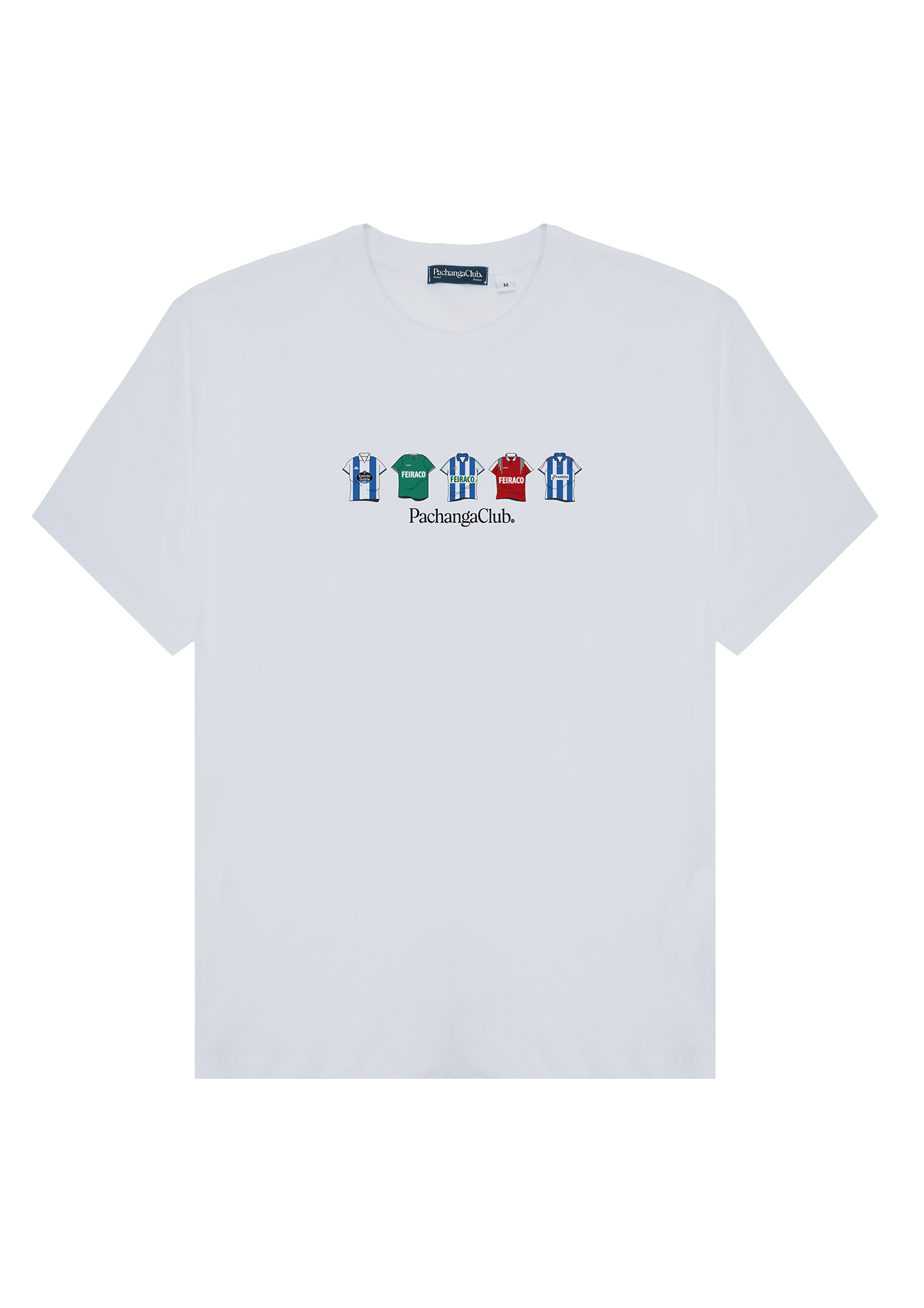Camiseta Equipaciones Históricas Deportivistas - Blanco - Pachanga Club