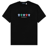 Camiseta Equipaciones Históricas Deportivistas - Negro - Pachanga Club