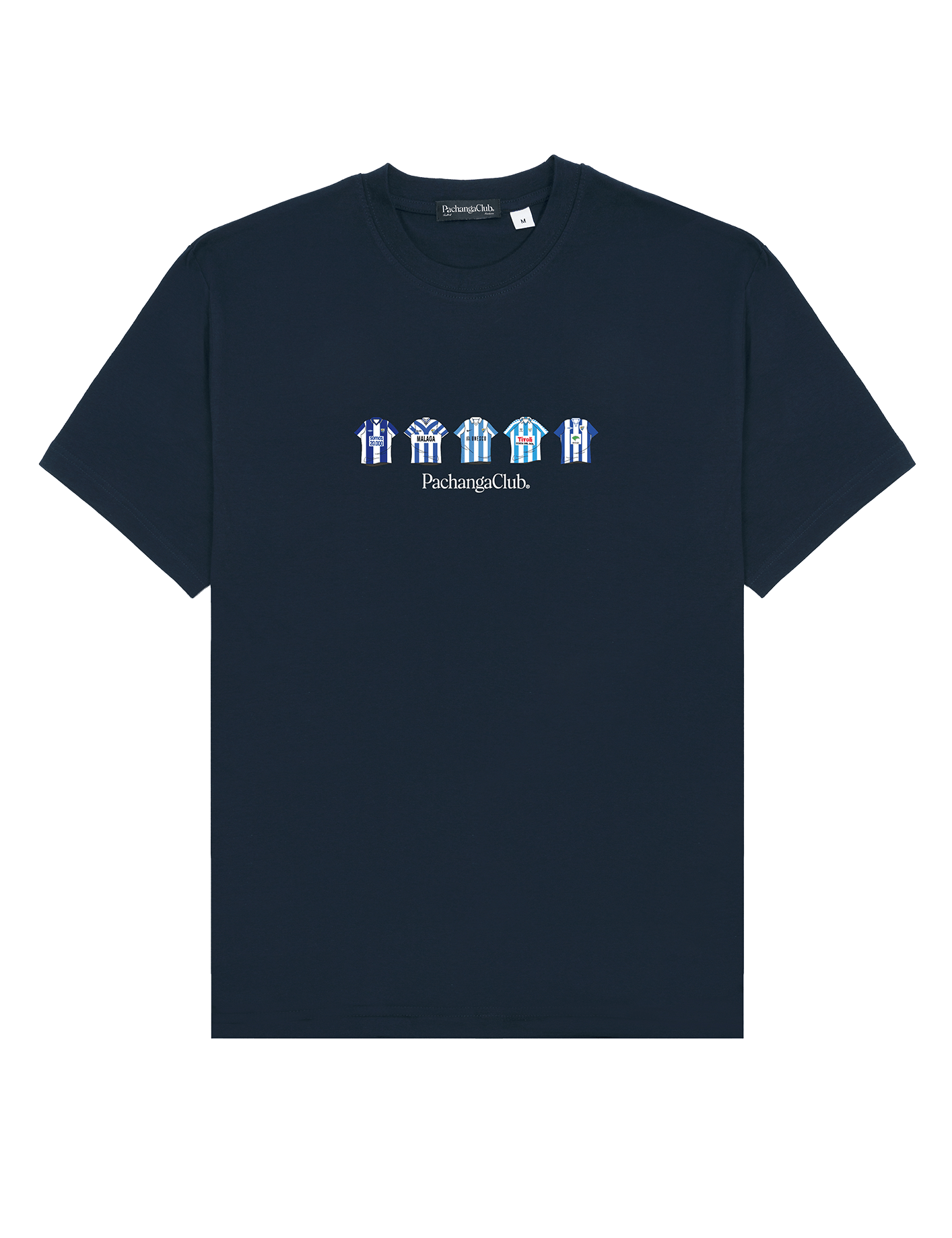 Camiseta Equipaciones Históricas Malaguistas - Azul Marino - Pachanga Club