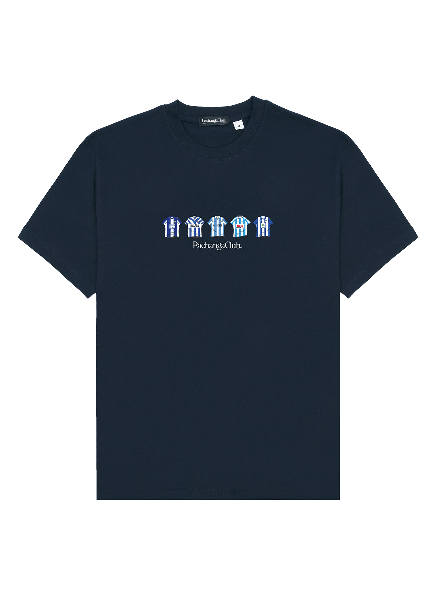 Camiseta Equipaciones Históricas Malaguistas - Azul Marino - Pachanga Club