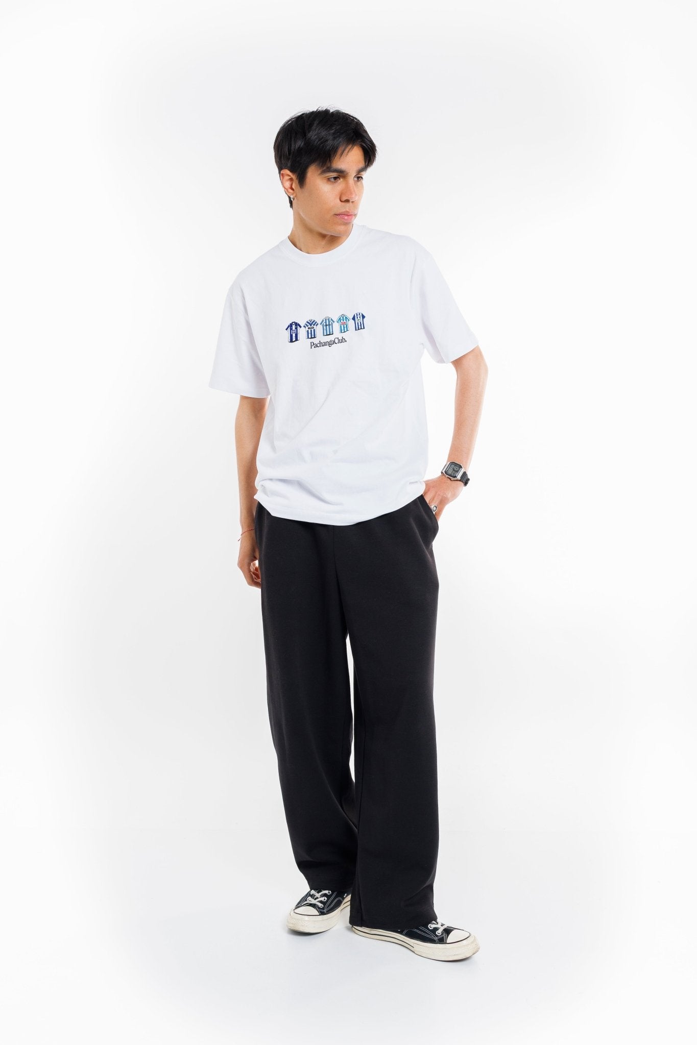 Camiseta Equipaciones Históricas Malaguistas - Blanco - Pachanga Club