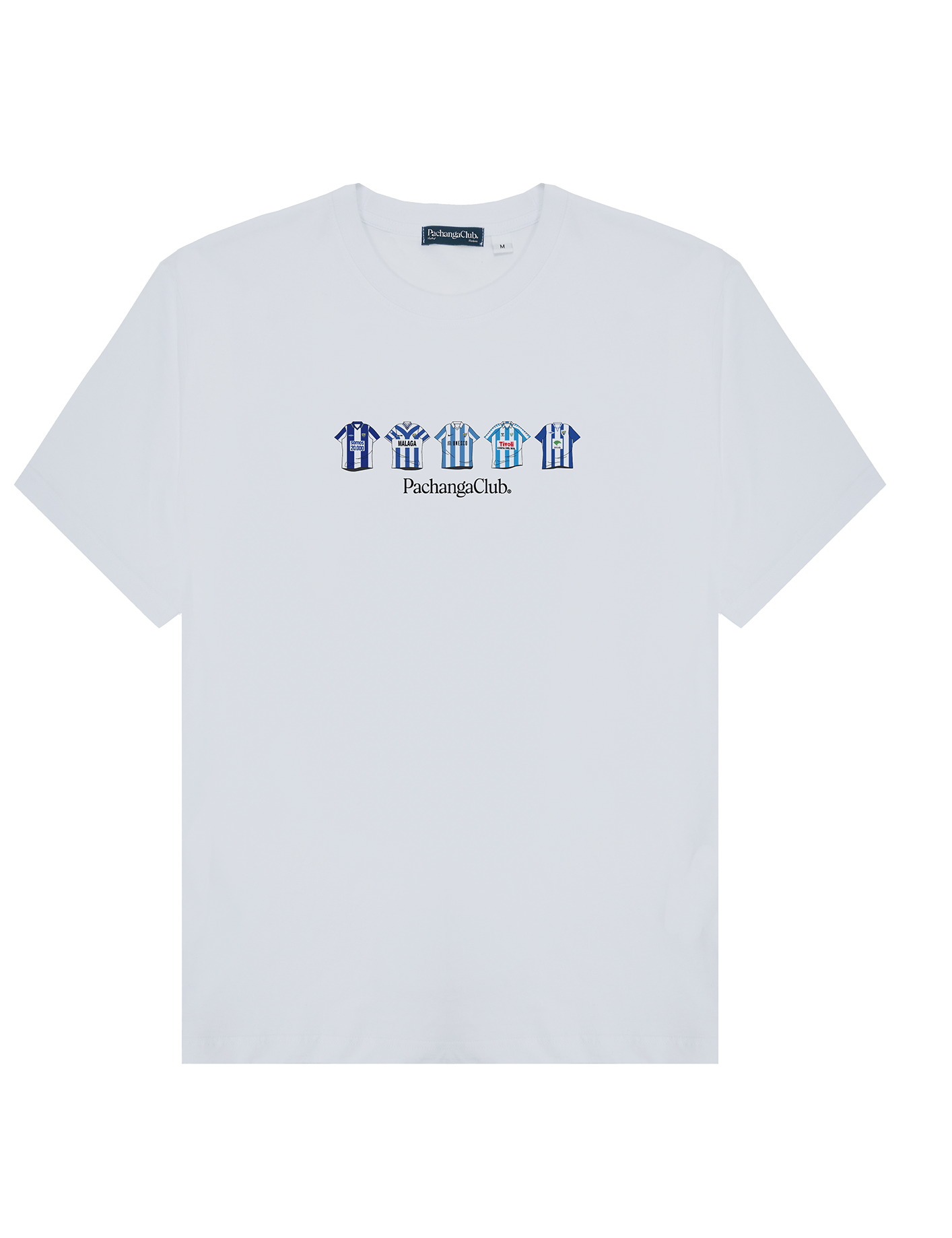 Camiseta Equipaciones Históricas Malaguistas - Blanco - Pachanga Club