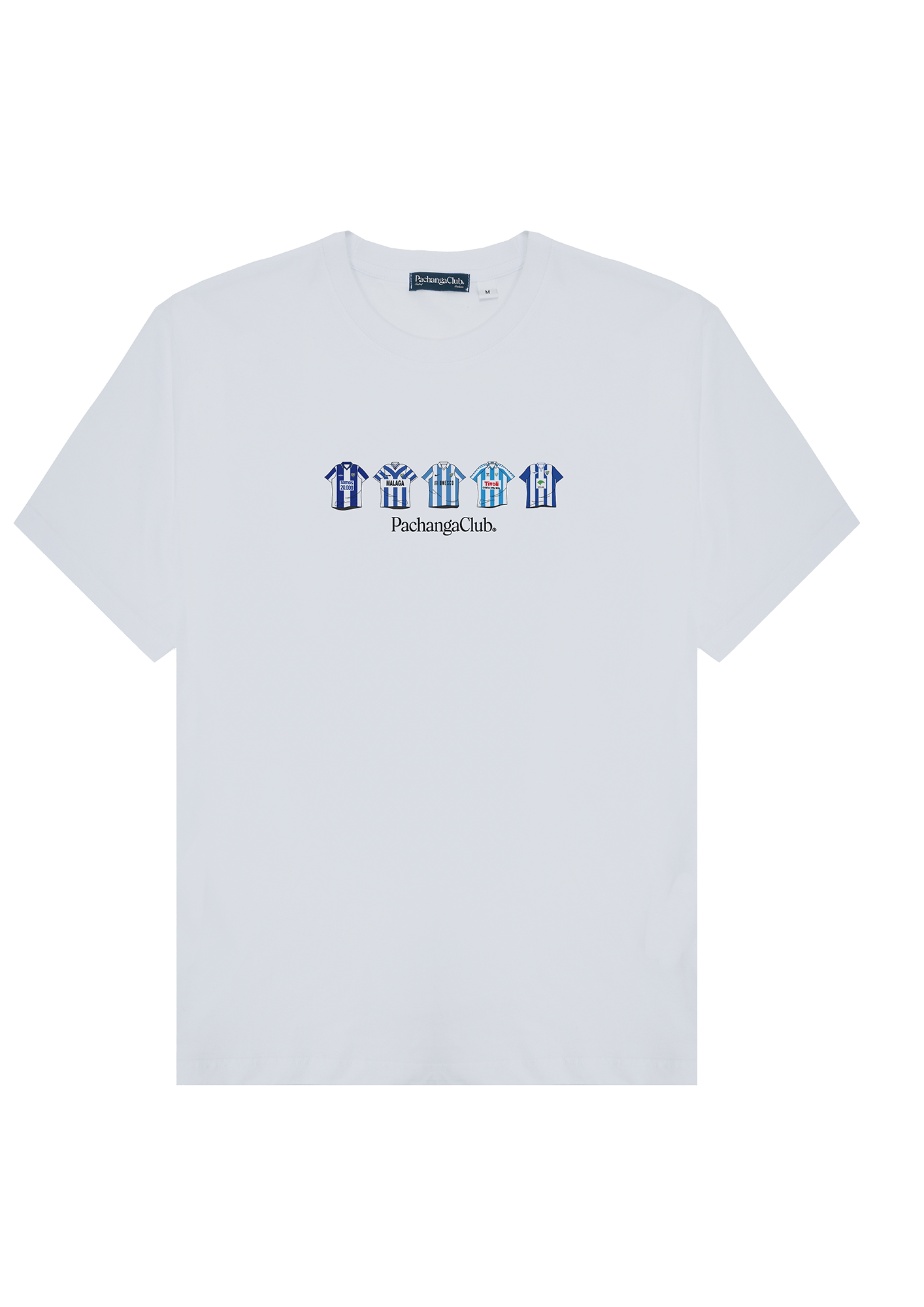 Camiseta Equipaciones Históricas Malaguistas - Blanco - Pachanga Club