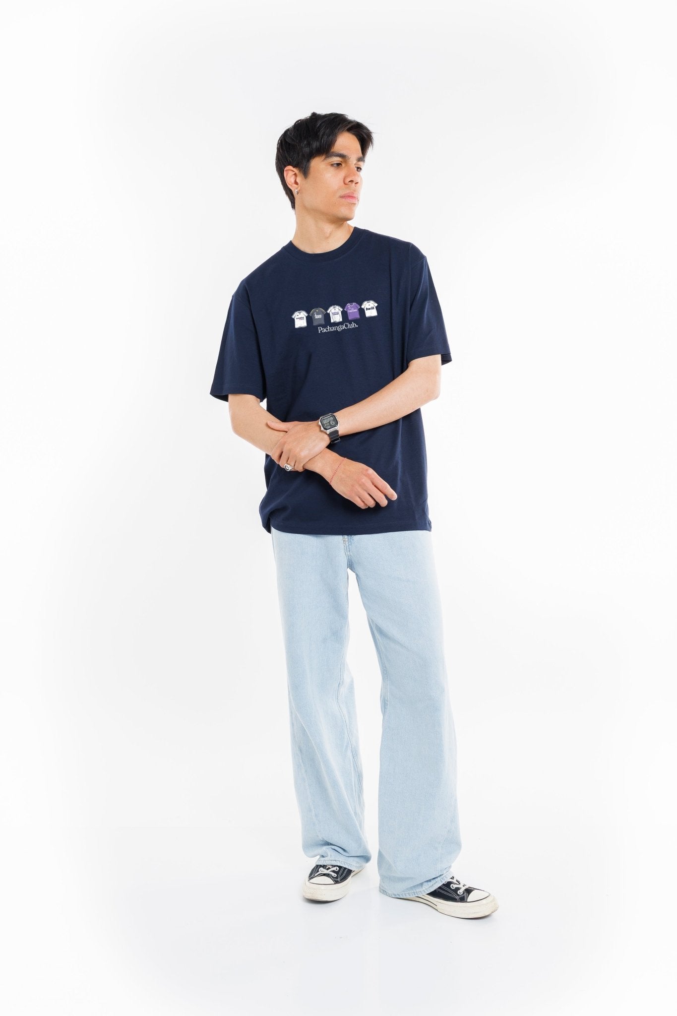 Camiseta Equipaciones Históricas Merengues - Azul Marino - Pachanga Club