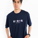 Camiseta Equipaciones Históricas Merengues - Azul Marino - Pachanga Club