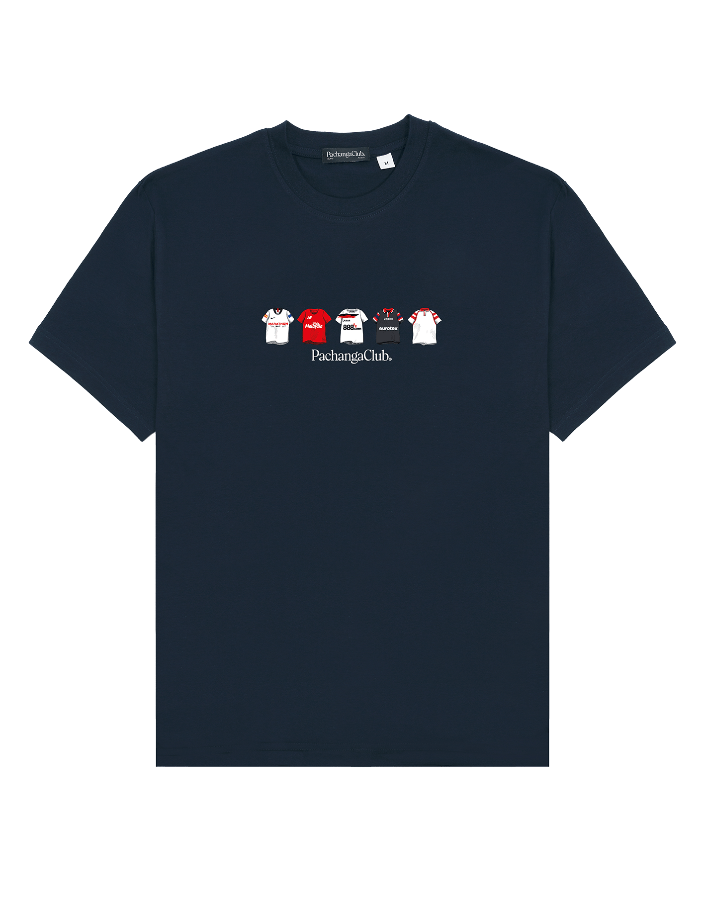Camiseta Equipaciones Históricas Sevillistas - Azul Marino - Pachanga Club
