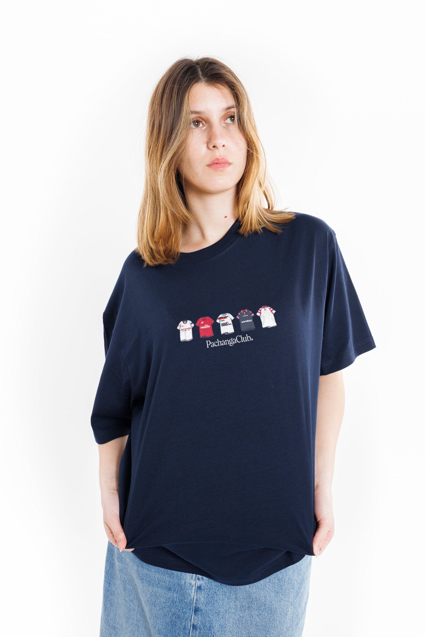 Camiseta Equipaciones Históricas Sevillistas - Azul Marino - Pachanga Club